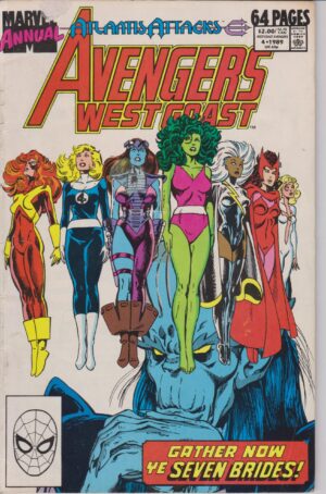 The Avengers West Coast #4 Atlantis Attacks