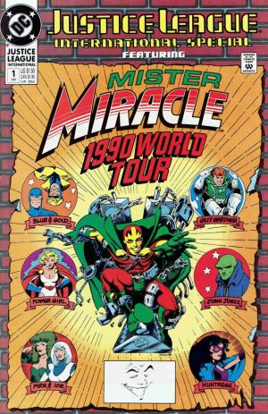 Justice League International issue 1 Mister Miracle World Tour